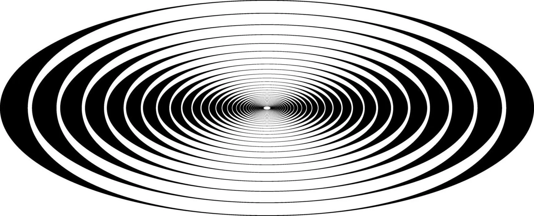 Concentric circles representing reflection, tracking, rest and movement